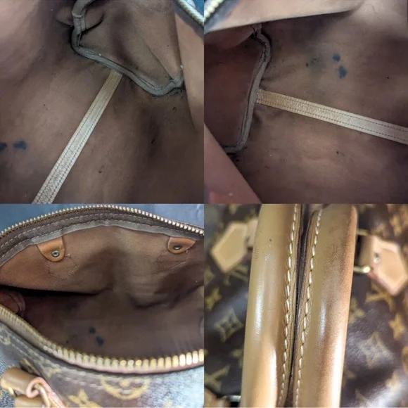 1970s LOUIS VUITTON Speedy 30 The French Company - Vintage LV Bag - Picture 4 of 15